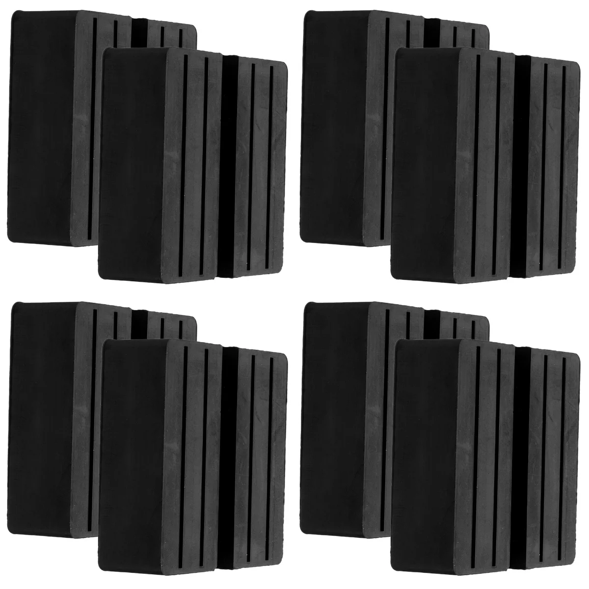 

8 Pcs Jack Block Rubber Pad Replace Outdoor+rubber+mat Guards Protectos Stand Pads Pinch Welds