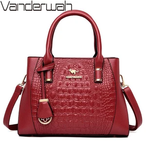 Элегантная женская сумка, роскошные сумки, женские сумки, дизайнерские сумки через плечо с крокодиловым узором для женщин, сумка-мессенджер на плечо, сумка