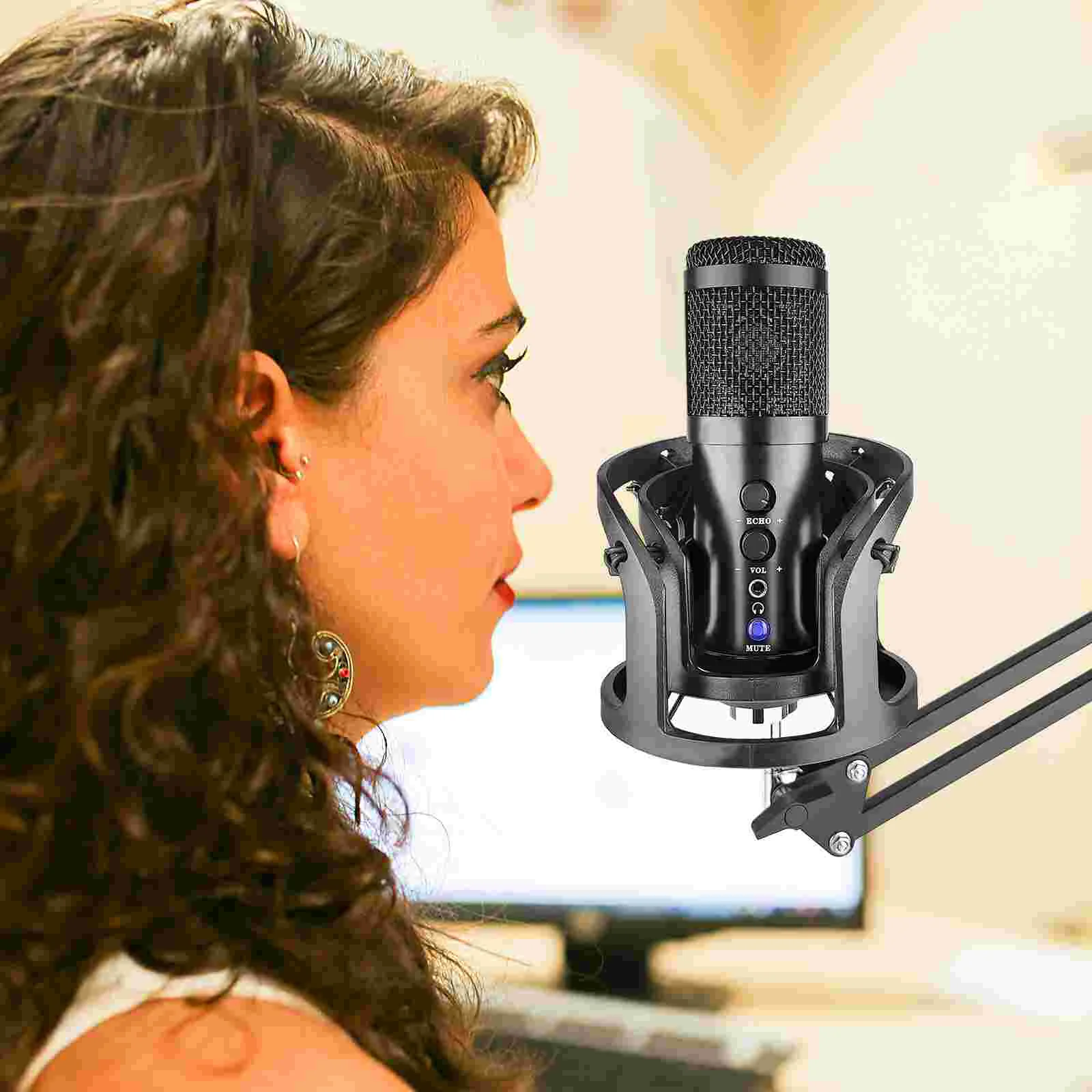 Пластиковое амортизирующее крепление для микрофона Bm700 Bm800 Универсальный