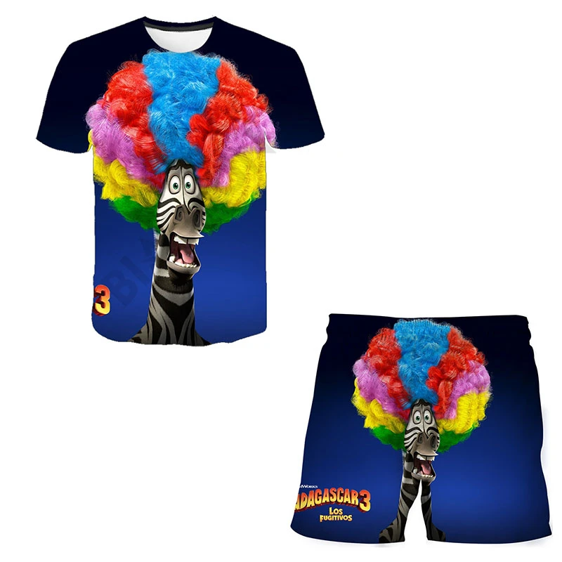 

Children 3-14T Cartoon Short Sleeve T-shirt Set For Kids Summer Shorts T Shirt Suit Boys Tracksuit Baby Girls Clothes Sets