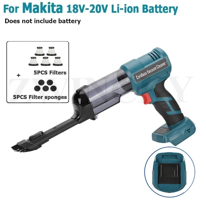 Беспроводной ручной пылесос ZWINCKY 240 Вт для аккумуляторов Makita 18 В