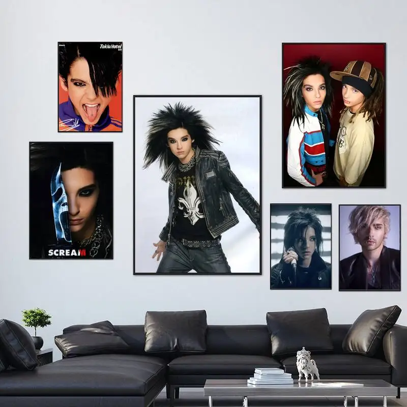 Постер для отеля Singer Bill Kaulitz Tom T-Токио, принты, настенные картины для гостиной, домашний декор, маленький