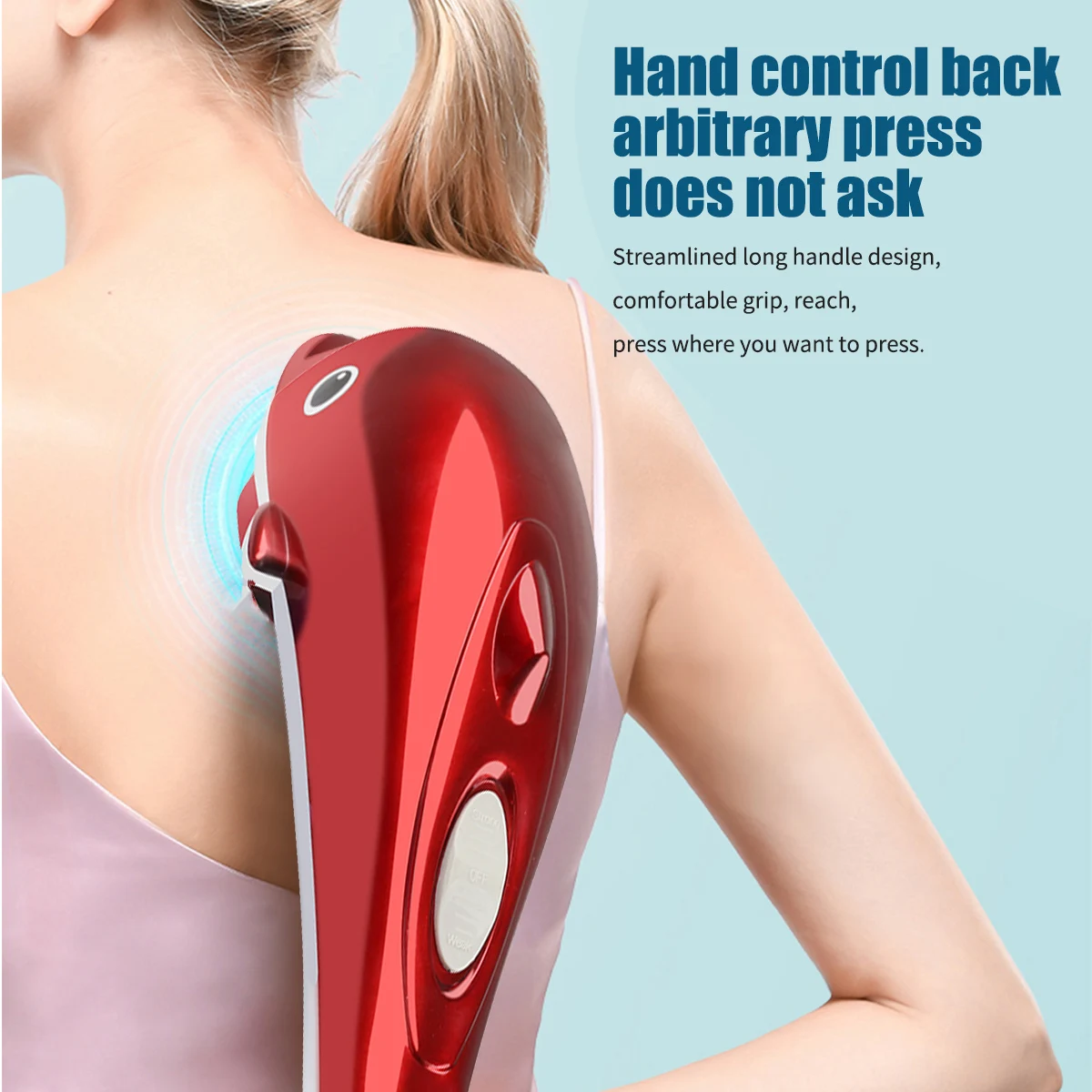 Дельфин-массажер массажный молоток для спины Вибрационный инфракрасный ролик