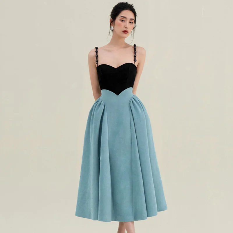 

Fashion Special-Interest Design Sense 2022 New Dress French Retro Court Date Swing Elegant Short Dress Women Dress For Women