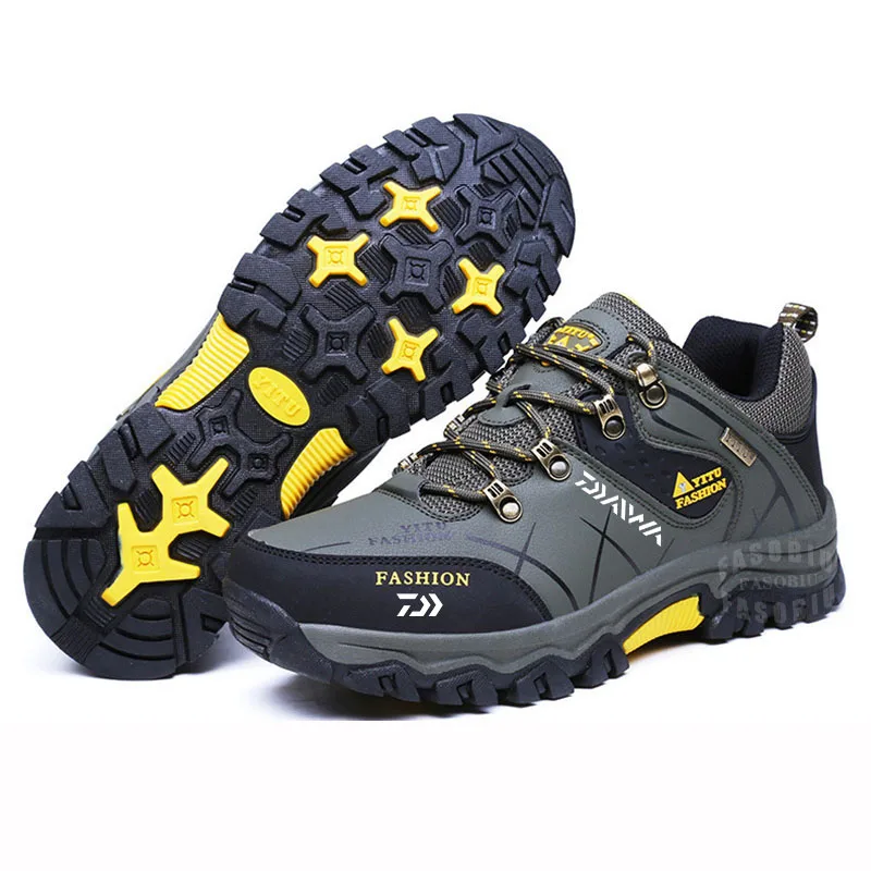 

Зимняя Уличная обувь Daiwa для альпинизма, Мужская бархатная обувь для рыбалки, женские кроссовки для походов и кемпинга, износостойкая обувь ...