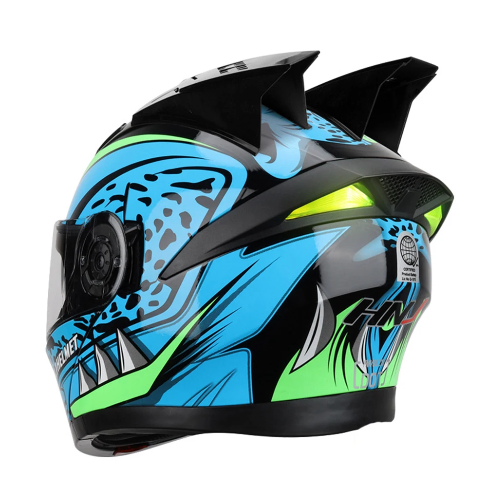 Motorcycle Full Face Helmets Motorbike Motocross Flip up Helmet Moto Modular Dual Lens Helmets enlarge