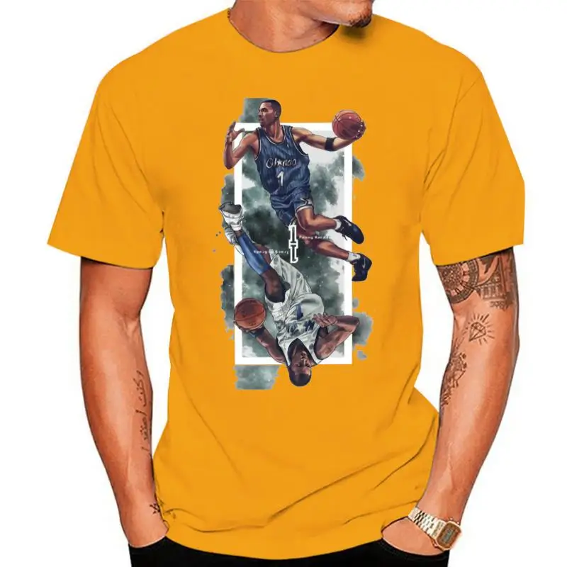 

Penny Hardaway And Tracy Mcgrady T-Shirt Fan Basketball Tee Shirt S-3Xl Free Shipping Tops Tee Shirt