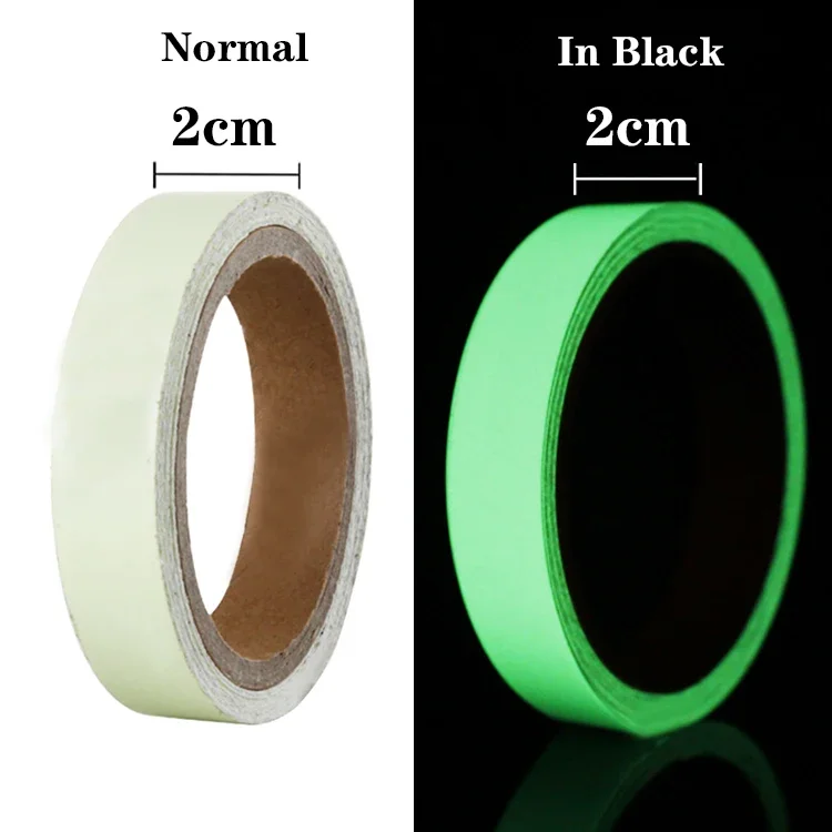 

Светящаяся лента, светящаяся лента, зеленая предупреждающая наземная лампа для хранения лестницы, противоскользящая наклейка, светоотражающая флуоресцентная лента