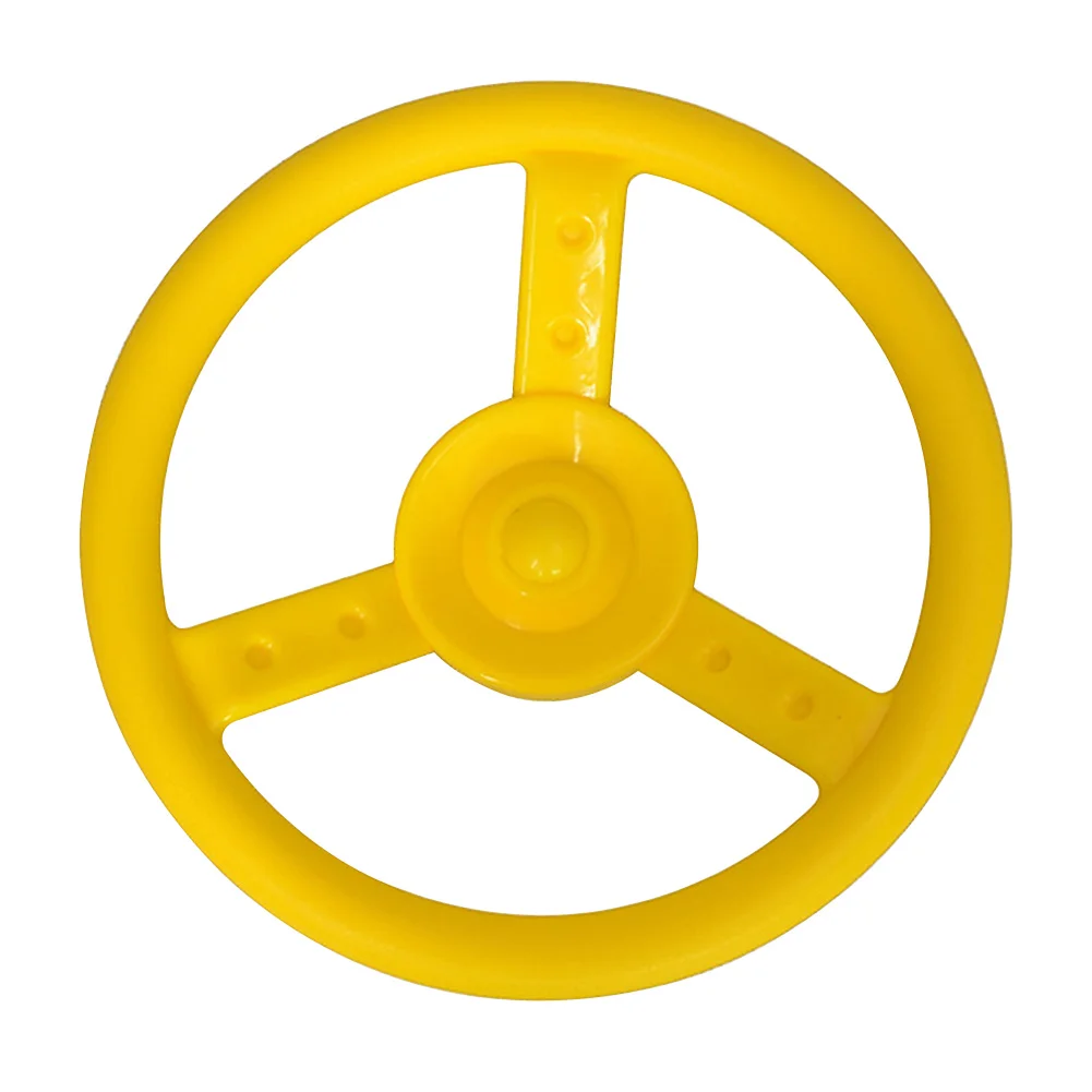 

Swing Accessory Lightweight With Screw Gift Kids Toy Amusement Park Playground Pirate Ship Wheel Fun Easy Install Climbing Frame