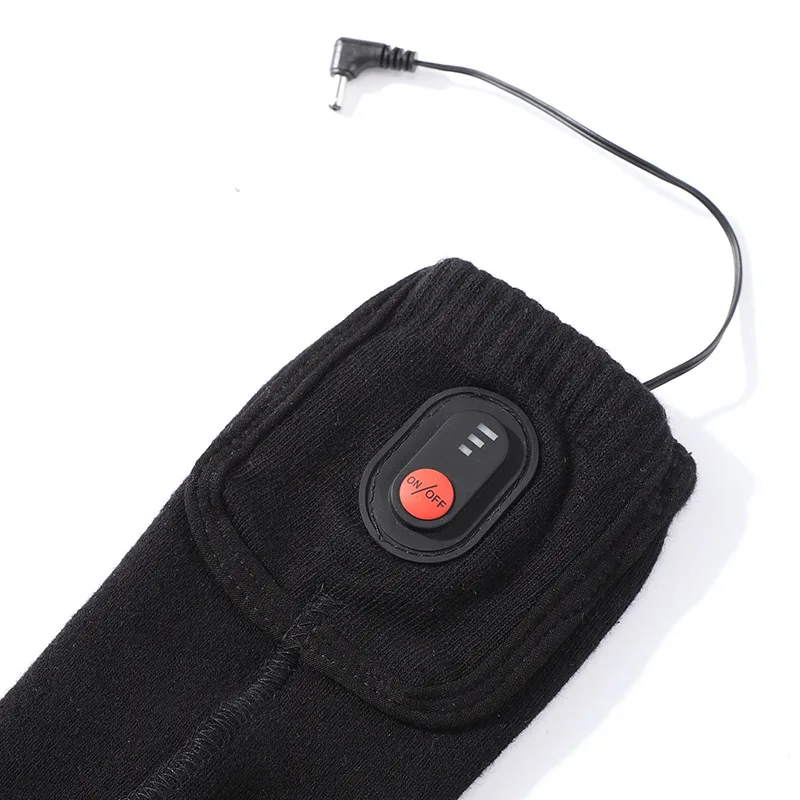 New three-speed heat socks long tube electric heating socks for men and women outdoor sports thickened ski