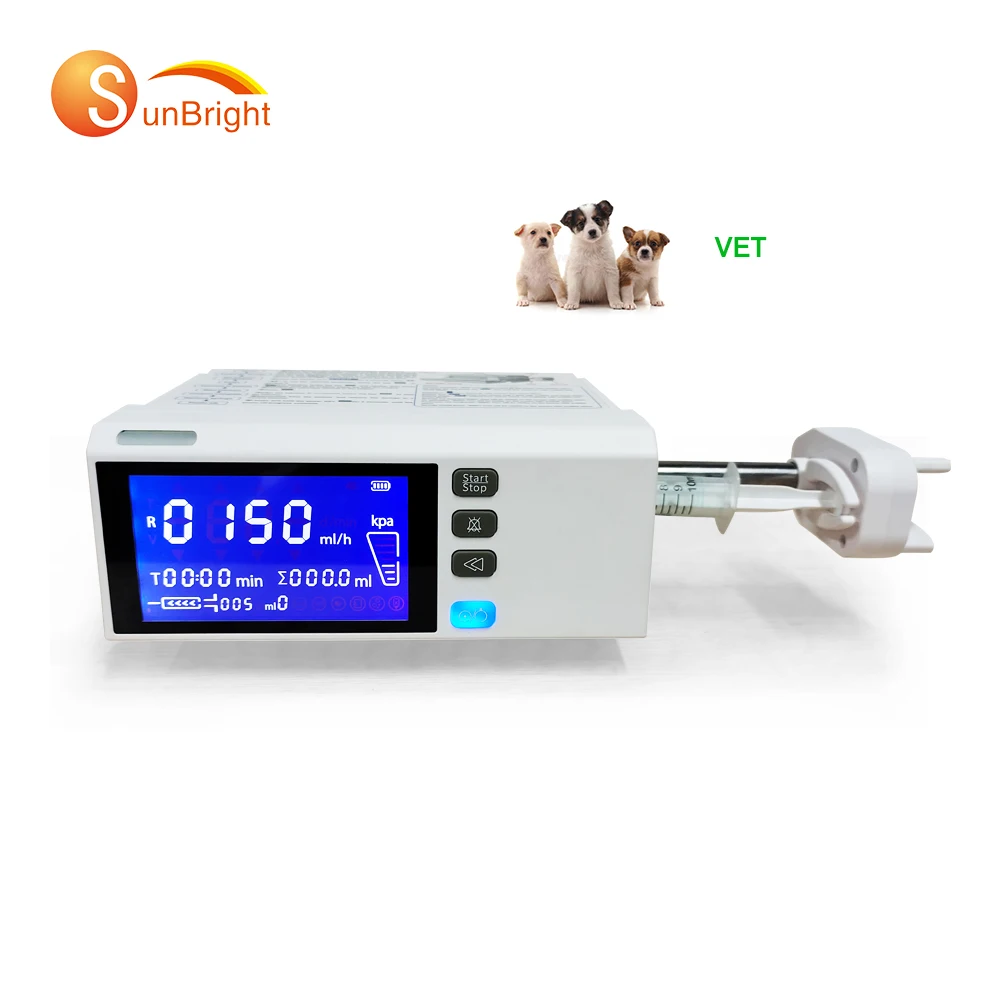 

Veterinary Medical Electric Syringe Pump Single Channel Syringe Pump For Dog/Cat