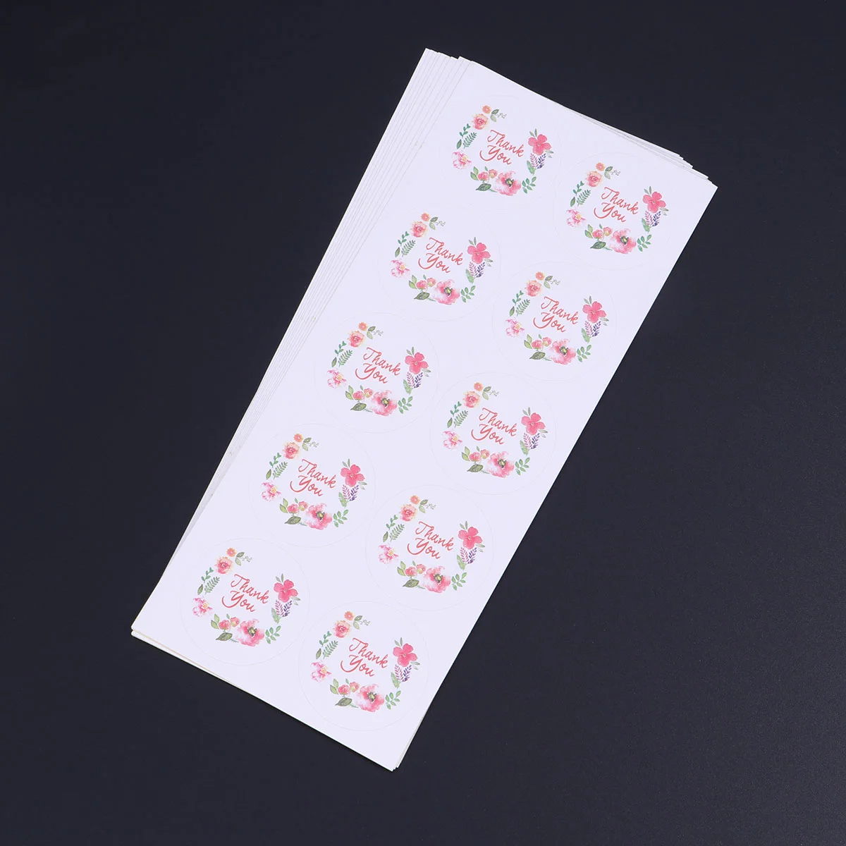

100pcs Paper Round Shape Decorative Sealing Stickers Seal Stickers Gift Tags