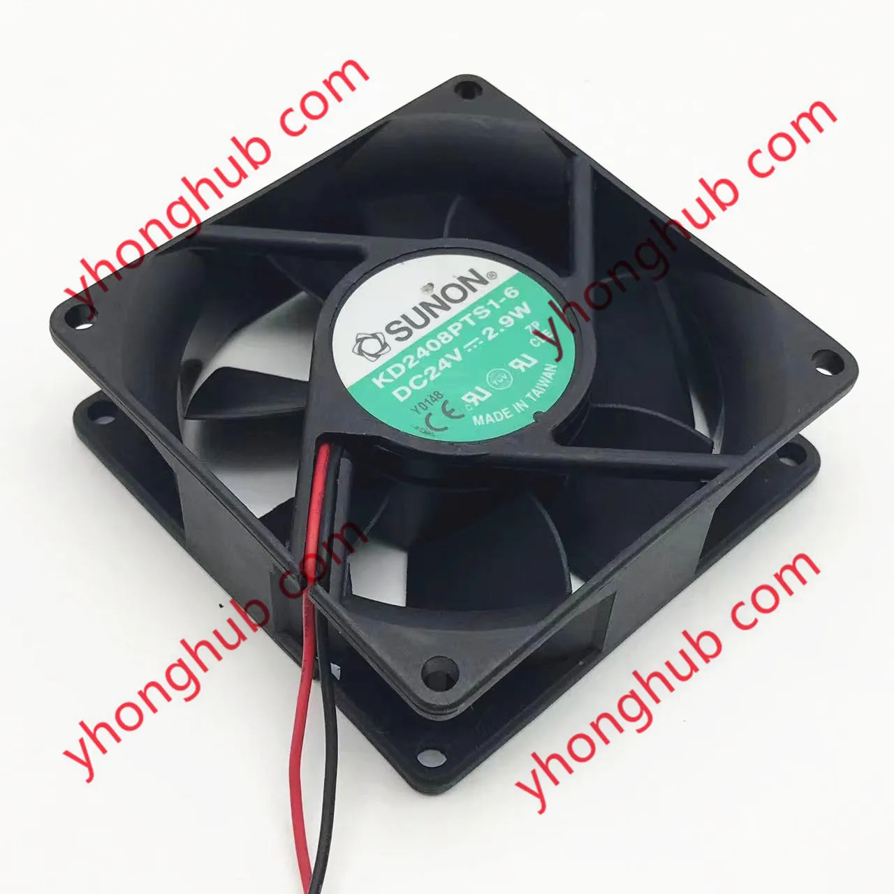 SUNON KD2408PTS1-6 DC 24V 2.9W 80x80x25mm Server Cooling Fan