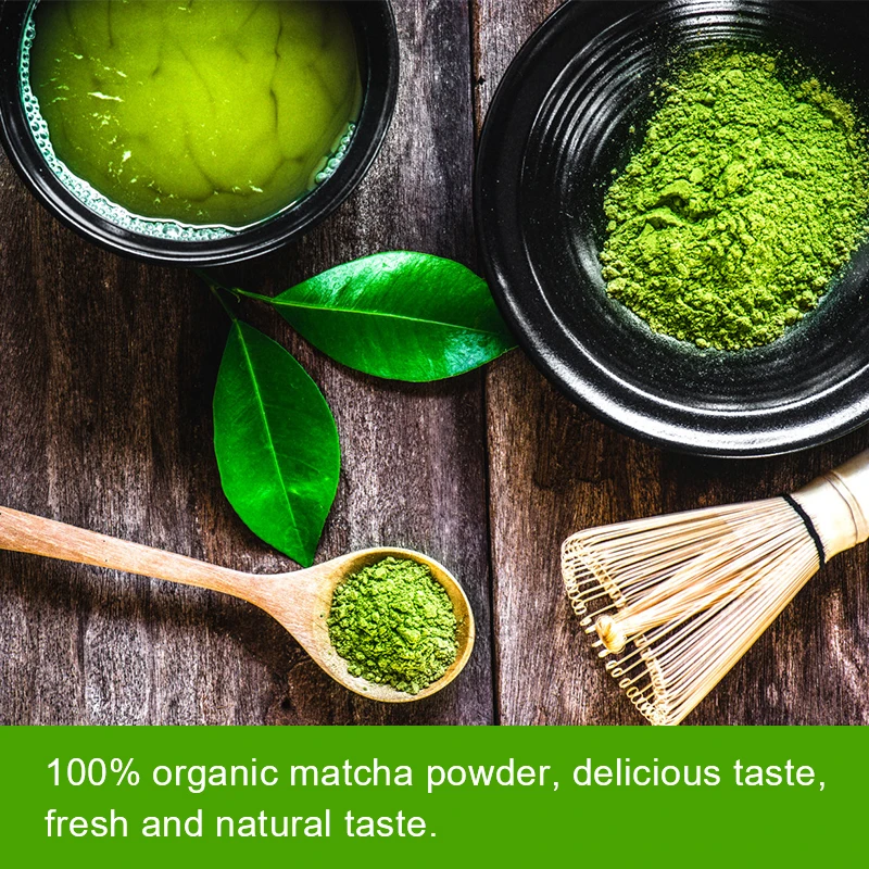 HFU keto Matcha 100% biologico Matcha verde-tè in polvere prodotti dimagranti per Dessert pasticceria gelato cottura 100g