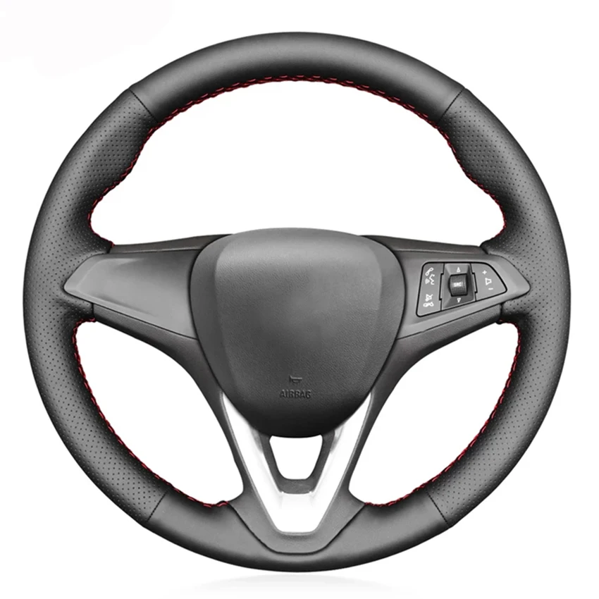 

Чехол на руль из искусственной кожи для Opel Astra (K) Corsa (E) Карла 2014-2020 Crossland X Grandland X Insignia B 2017-2020