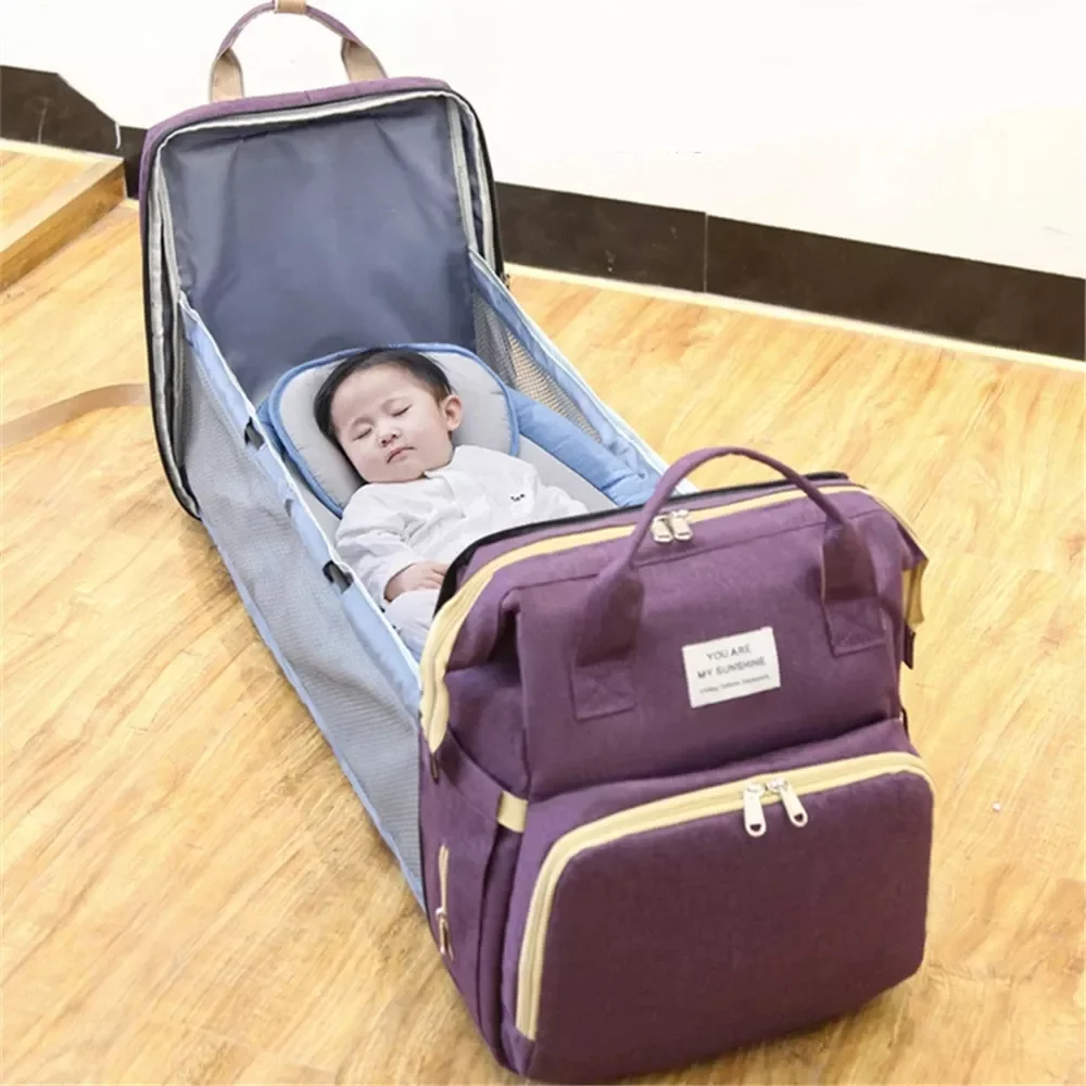 portable foldable crib Mommy bag