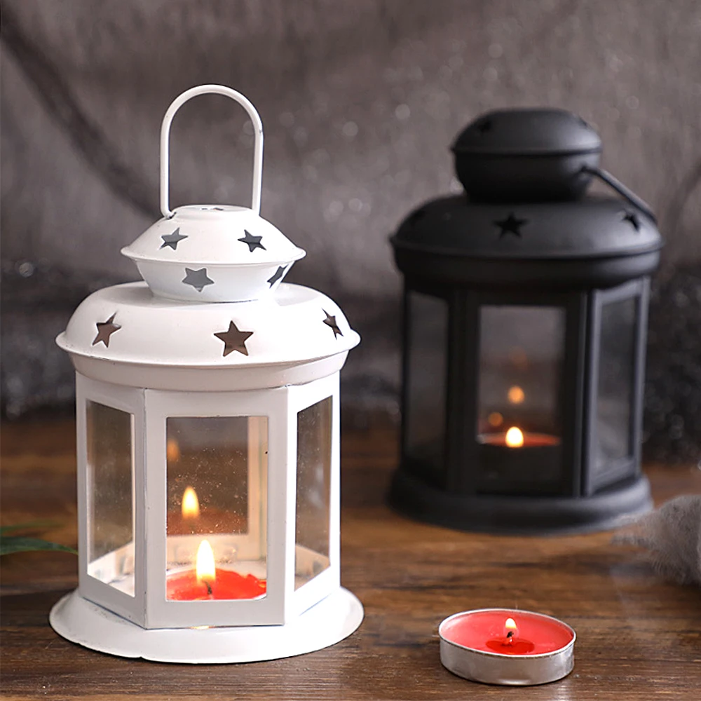 

Vintage Nordic Candle Holder Lanterns Candles Aesthetic Retro Hanging ins Aromatherapy Holder Wedding Room Decoration Home Decor