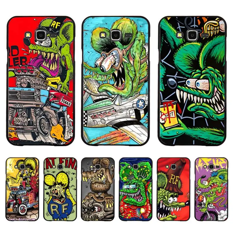 

Rat Fink Phone Case For Samsung J 7 plus 7core J7 neo J6 plus prime J6 J4 J5 Mobile Cover