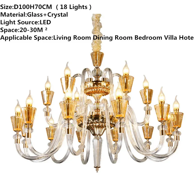 ANITA современный хрустальный подвесной светильник французская роскошная