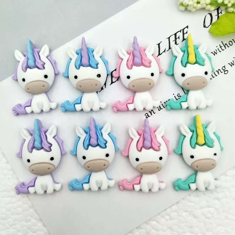

Cartoon Unicorn Flatback Accessories Resin DIY Scrapbooking