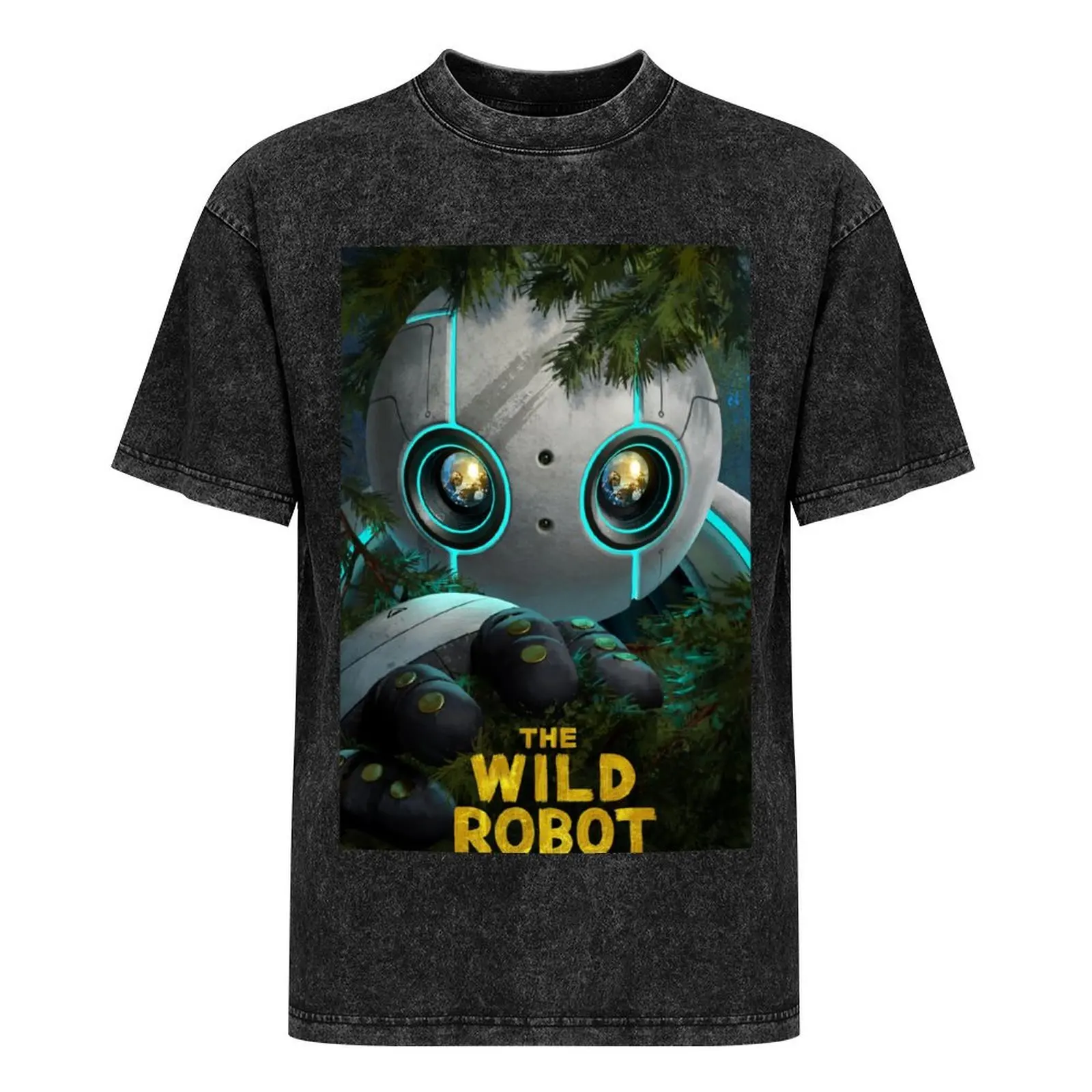 Футболка Дикий робот мужские винтажные футболки с аниме эстетичная одежда