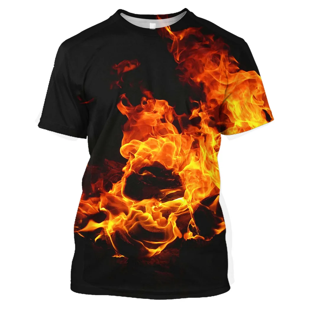 

Jumeast Men 3D Graphic T Shirt Oversized Printed T Shirts For Men Clothing Flame Streetwear Premium Comfortable Merchandise Tops