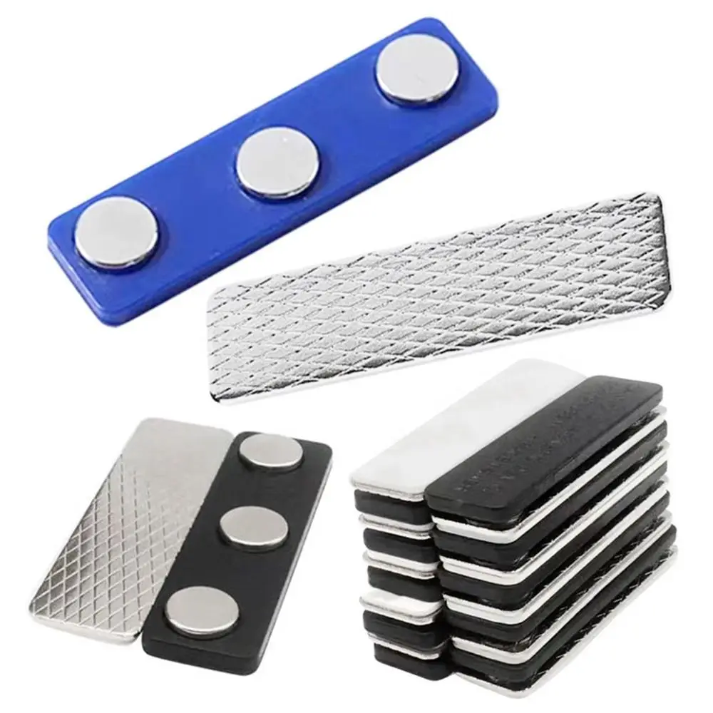 10 шт. магнитные держатели для значков с 3 магнитами