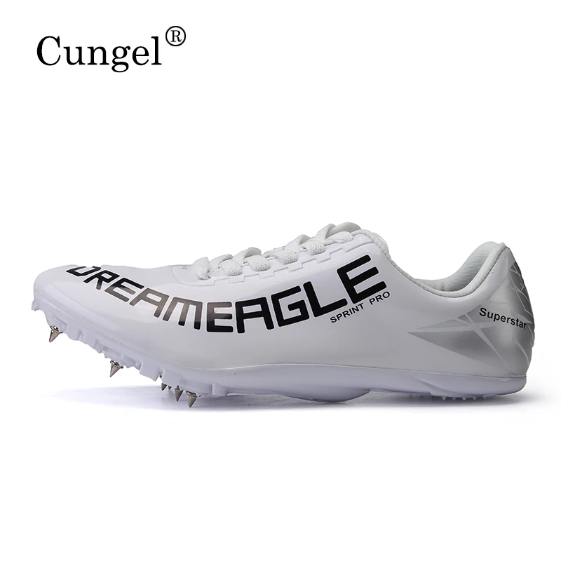 

Unisex Track Field Shoes Pu Spikes Sneakers Non Slip Spikes for Running Nails Shoes Track and field comprehensive training shoes