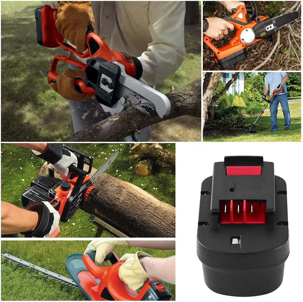 Фото Сменный аккумулятор HPB14 4,8 Ач для Black and Decker 14,4 В, fiрестоm FSB14 FS140BX A1714 499936-34 BD1444L HPD14K-2 CP14KB HP146F2 №4