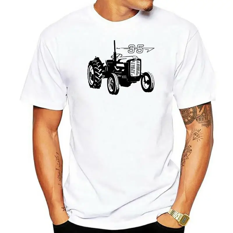 

Мужская футболка Massey Ferguson 35 Футболка с принтом трактора рубашка Топ Одежда Футболка для женщин