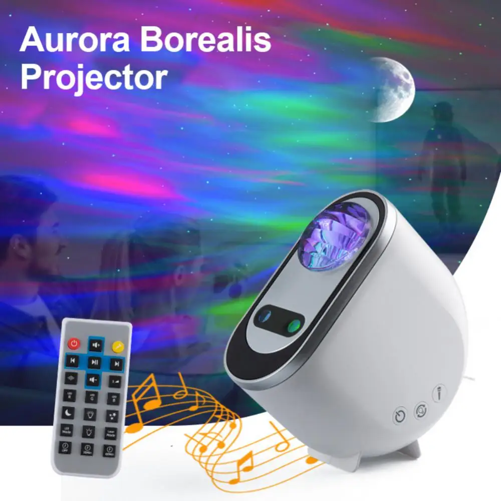 

LED Galaxy Stage Effect Lighting Aurora Nebula Laser Music Sound Projector Disco Ball Christmas Holiday Lamp For DJ Party