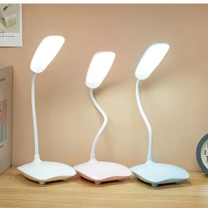 

Table Reading Lamp For Study LED Desk USB Powered Lamp 3 levels Dimmiable Mini Smart Rechargeable Eye Protection Lamp
