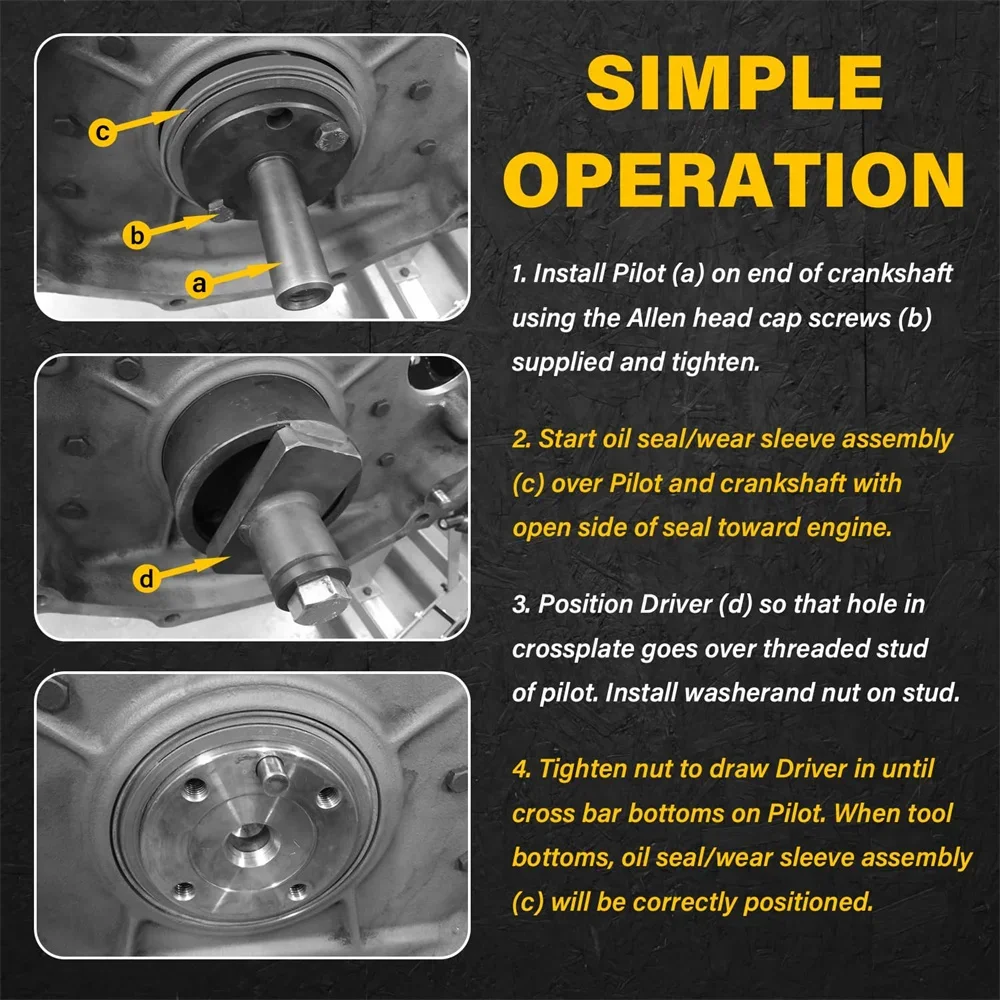Инструмент для установки двигателя John Deere 152 164 180 202 219 239 329 359 414
