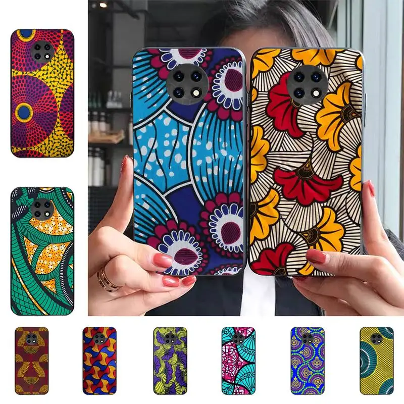 

RuiCaiCa African Wax Fabric Phone Case For Redmi 9 5 S2 K30pro Silicone Fundas for Redmi 8 7 7A note 5 5A Capa