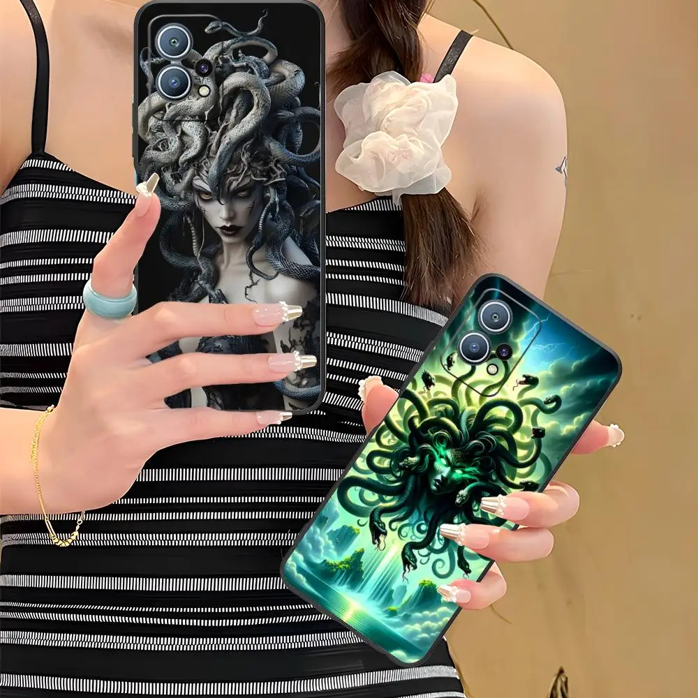 Фото Чехол для телефона Medusa Snake Gorgon для Huawei P60 P50 P40 P30 P20 P10 P9 P8 Pro Lite Plus, мягкий противоударный чехол из ТПУ №4