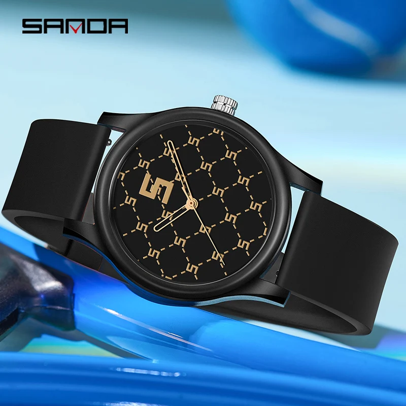 Reno Masculino Sanda 3219 Кварцевые Наручные Часы Для Мужчин Модные Спортивные