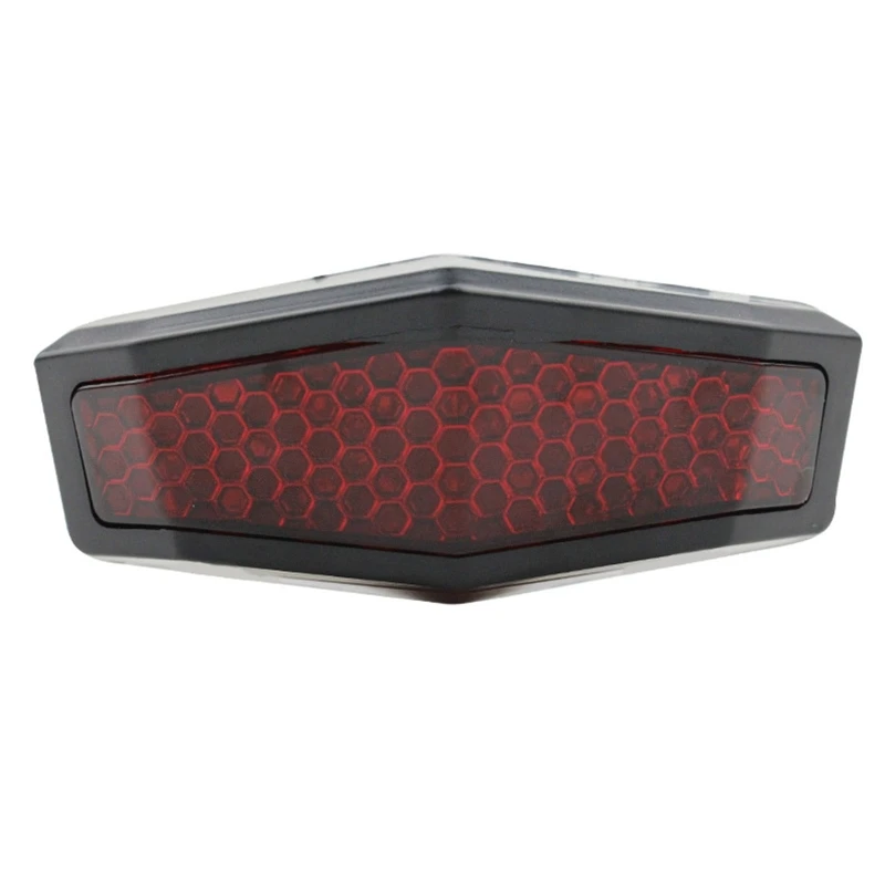 

12V 3W Motorbike LED Brake Taillamp Dynamic Marker Stop Warning Turn Signal Running Rear Light Blinker Number Plate Lamp