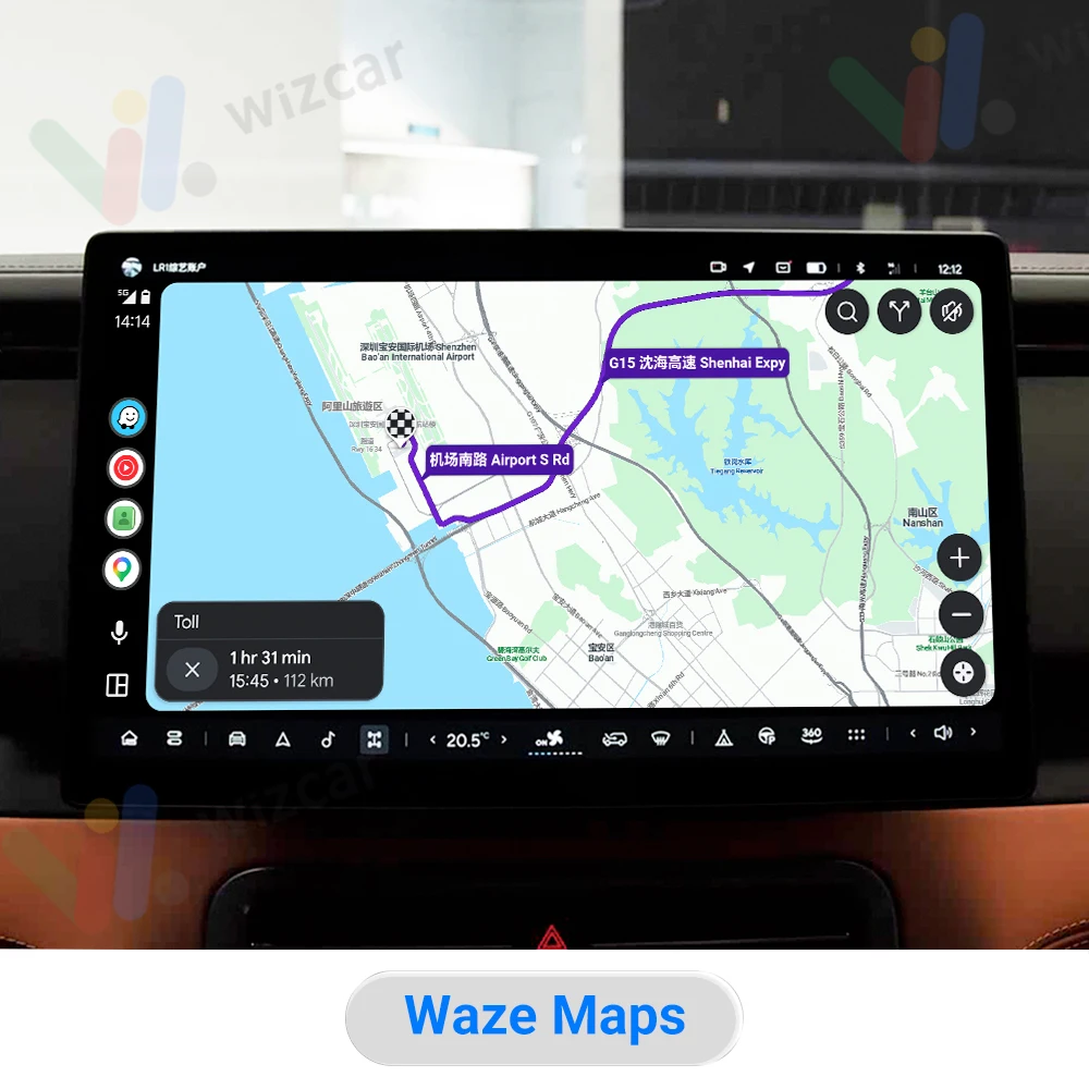 Фото ROX 01 2024-2026 | WIZCAR M1 Pro Беспроводной Android Auto Поддержка Карты Яндекс 2ГИС Музыка Яндекс для Android-смартфонов №5