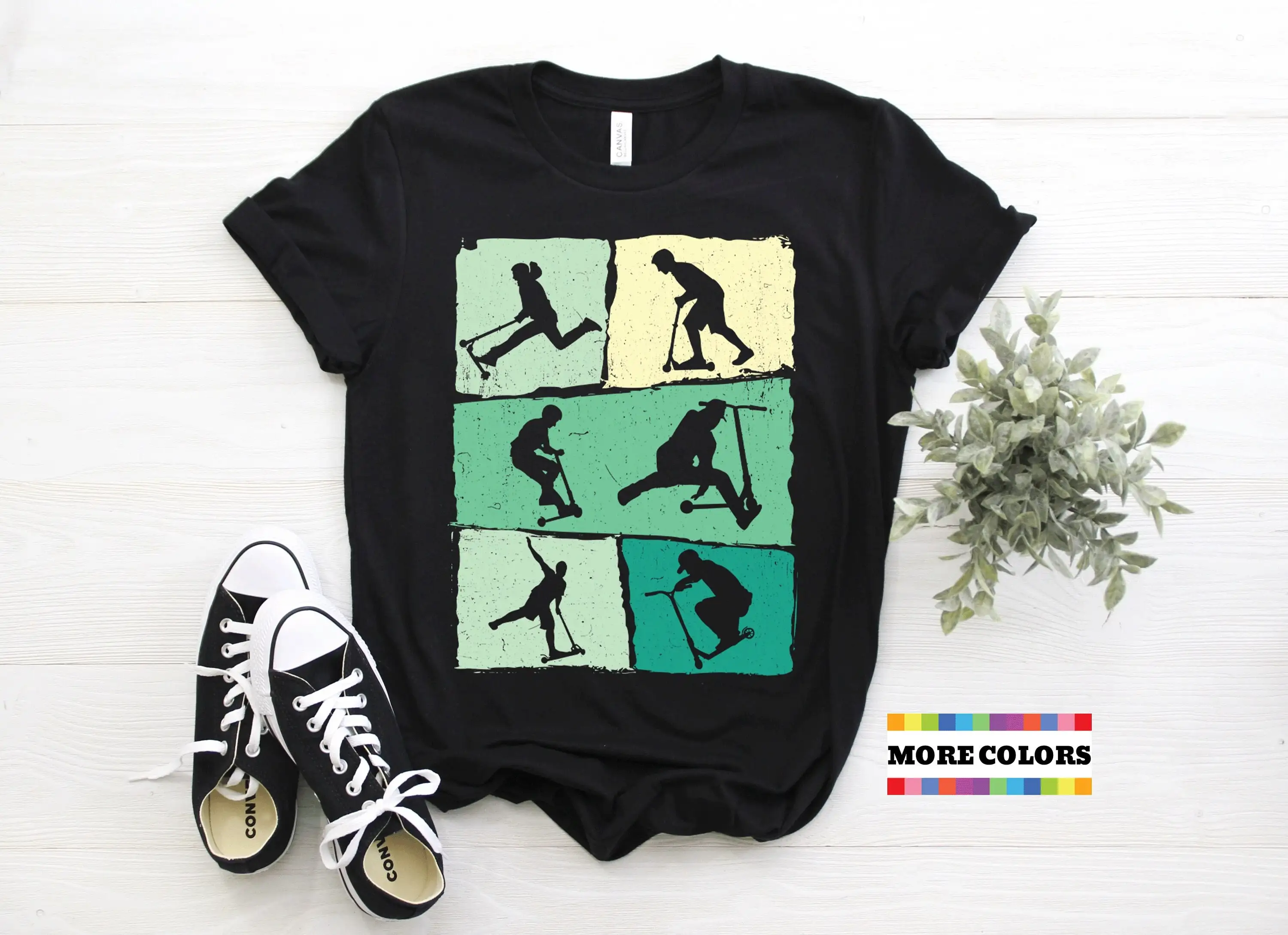 Крутая футболка с скутером в стиле ретро Rider Scoot Life Street Sport Lover Kick Stunt костюм подарок