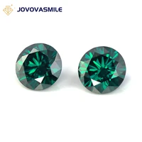 jovovasmile green gra certificated moissanite 6 5mm 9mm 11mm d color vvs1 round cut lab diamond