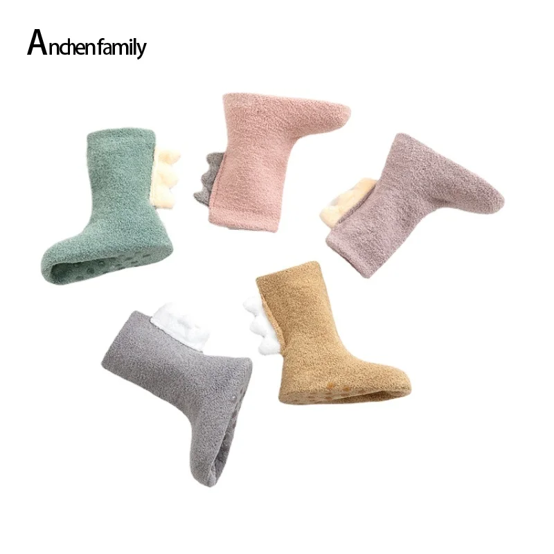 Осенне-зимние носки для мальчиков и девочек 0-36 м