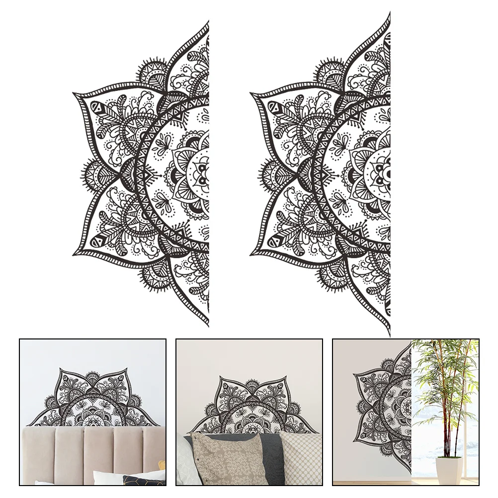 

Mandala Wall Sticker Stickers Vinyl Decal Headboard Bedroom Flower Bohemianwindow Household Decorative Decor