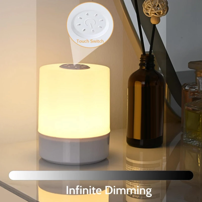 Прикроватный теплый ночник с регулируемой яркостью USB-ночник 4800 мАч