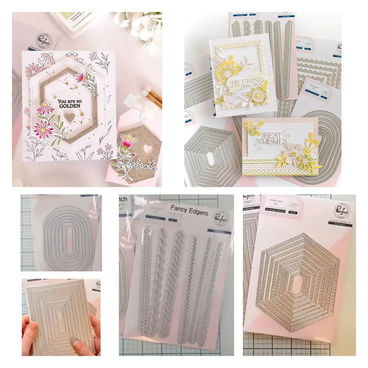 2024 новая рамка штамп новые металлические штампы трафарет для скрапбукинга