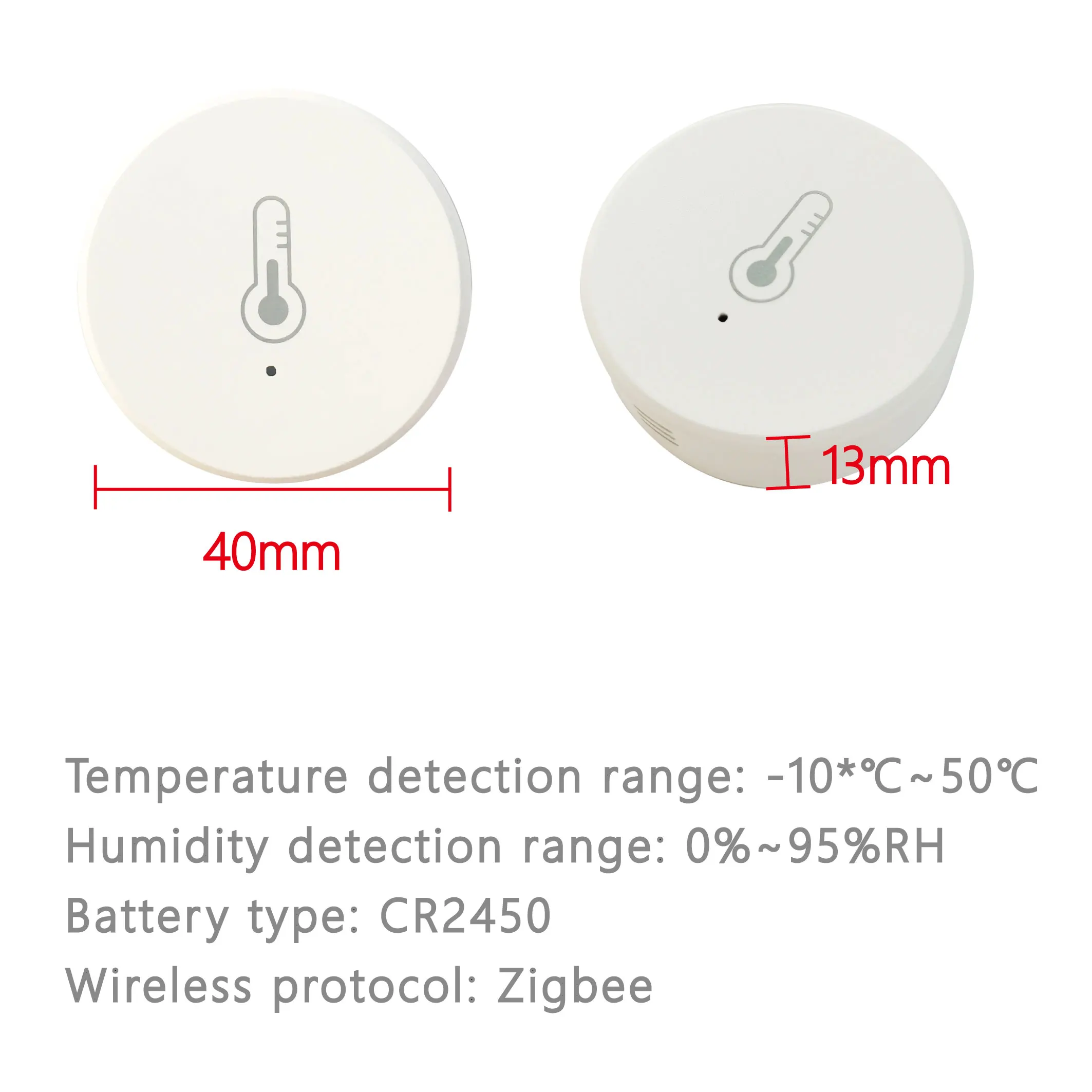 Датчик температуры и влажности Tuya Zigbee 3 0 Wi-Fi термометр монитор работающий для Alexa