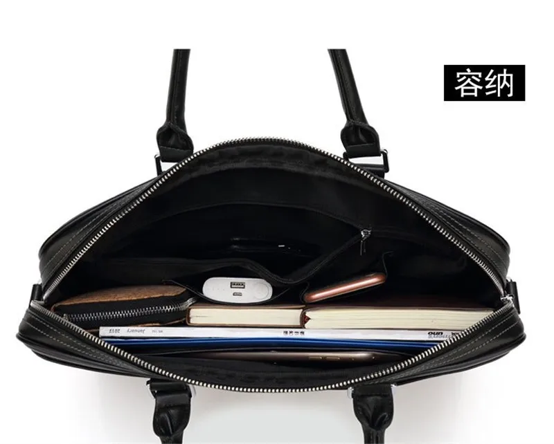 Luxury Brand Men's Briefcase Genuine Leather Male Handbag  Women's Shoulder Laptop Bag New Designer Business Messenger Bags