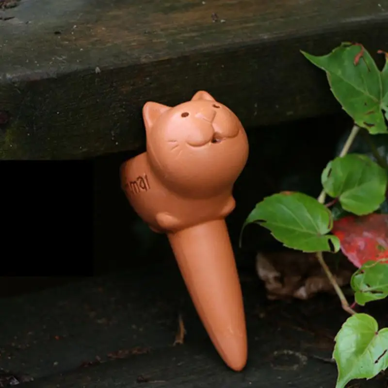 

Lazy Person Automatic Watering Red Pottery Ceramic Water Seepage Plant Green Drip Durable Irrigation Tool Garden Sprinklers