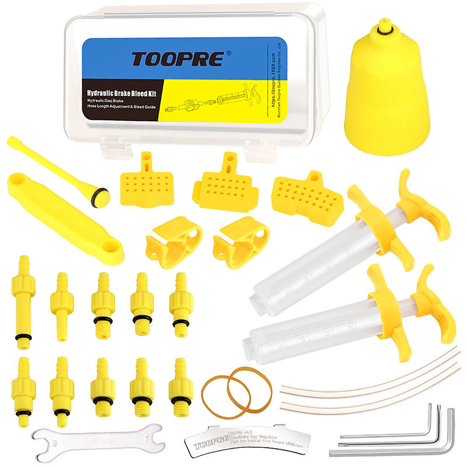 

Universal Bicycle Hydraulic Disc Brake Oil Mineral Bleed Tool Set Professional Bike Brake Bleed Kit ForShimano / MAGURA /