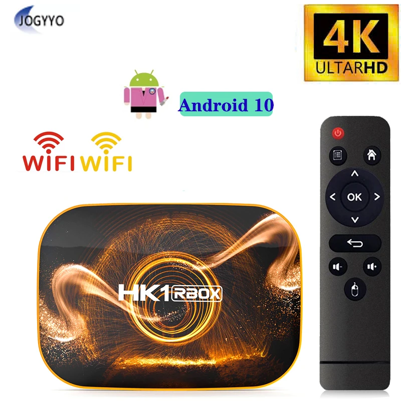 

HK1 RBOX Smart Android TV Box Allwinner RK3318 4k Dual Wifi Media Player for Home TV Video Receiver on Android 10.0 OS