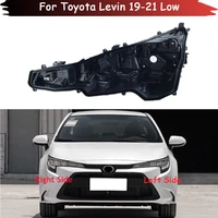 car headlamp housing cover headlight rear shell lighting lens head lamp base for toyota levin 2019 2020 2021 low configuration